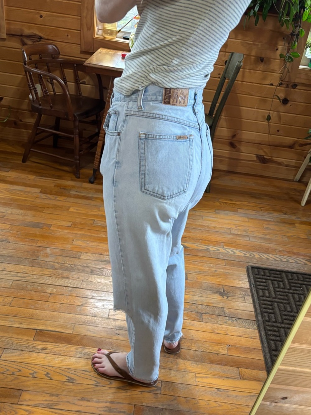 💋Vintage Lightwash Mom Jeans